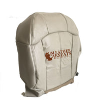 Load image into Gallery viewer, 1999-2002 Chevy Silverado Suburban Passenger Bottom Leather Seat Cover Shale