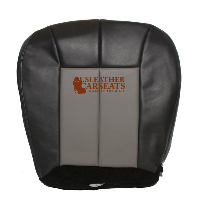 2003 Fits Jeep Grand Cherokee Driver Bottom Synthetic Leather Seat Cover Black/Taupe