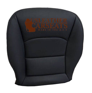 For 2017-2023 Tesla Model 3 -Driver & Passenger Bottom Leather Seat Cover Black