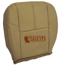 Load image into Gallery viewer, 2007-2012 2013 2014 GMC Yukon Tahoe Sierra Driver Bottom Leather Seat Cover TAN