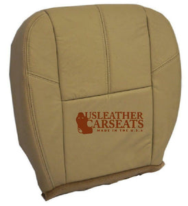 2007-2012 2013 2014 GMC Yukon Tahoe Sierra Driver Bottom Leather Seat Cover TAN