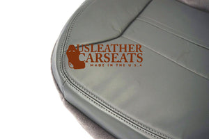 2000 Ford Excursion Limited XLT Passenger Side Bottom Leather Seat Cover Gray