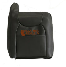 Load image into Gallery viewer, 2002 Chevy Avalanche 1500 Z71 Z66 Driver Lean Back Leather Seat Cover Dark Gray