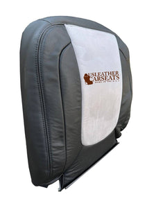 04 For Dodge Ram 1500 2500 Laramie DRIVER Lean Back Leather Seat Cover Dark Gray