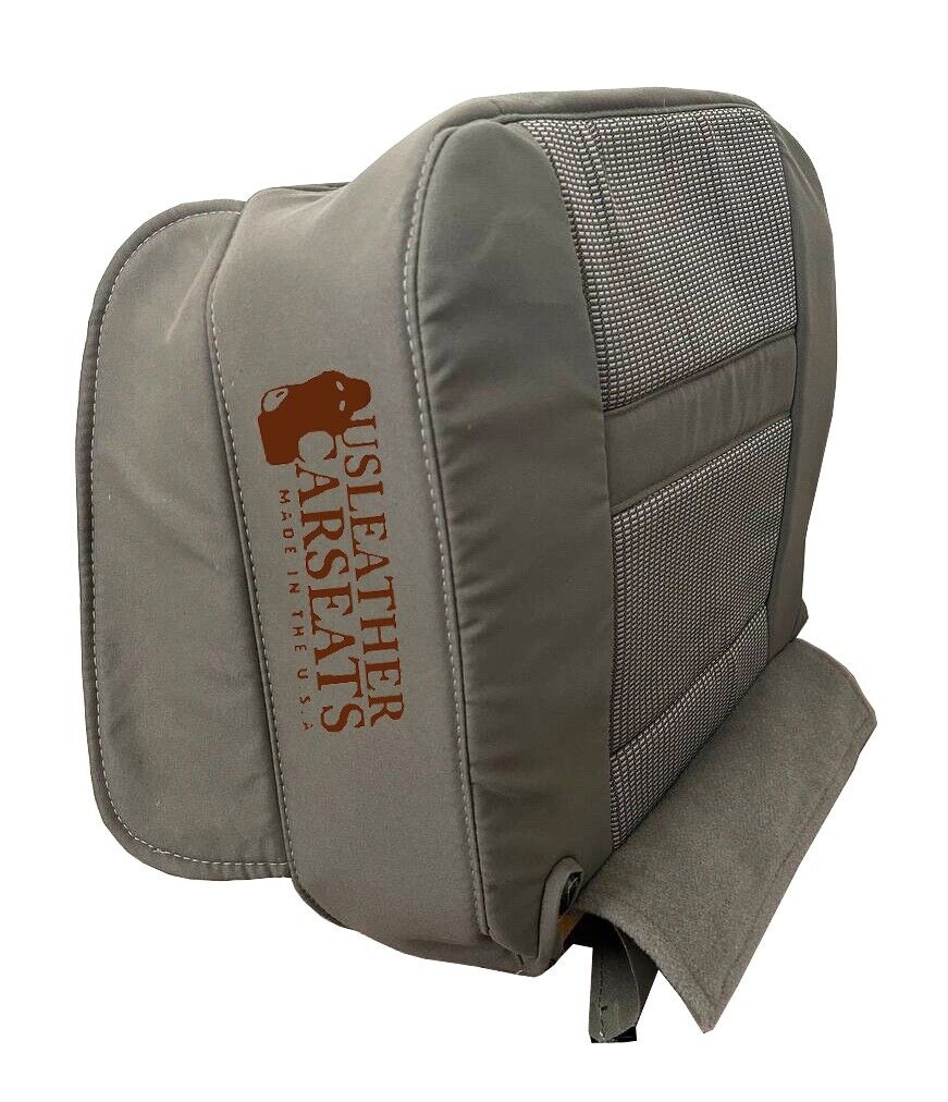 OEM Style Cloth Seat Cover Bottom For Dodge Ram 1500/2500/3500 2006-2008 - Tan/Khaki, Driver Side, Left Front