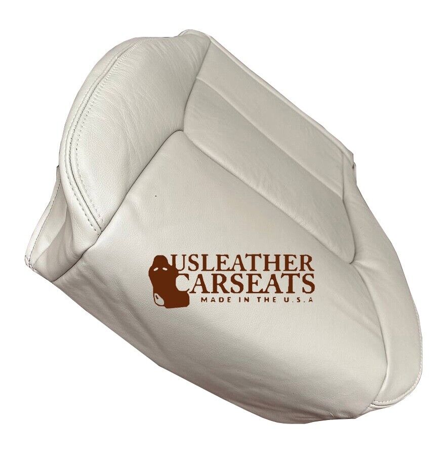 OEM Replacement Leather Seat Cover For Lexus LX470 Driver Bottom (1998-2007) - Tan/Ivory