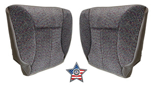 1998-2002 For Dodge Ram 1500 2500 3500 SLT Left & Right Bottom Cloth Cover GRAY