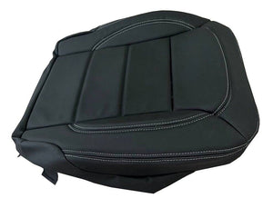 For 2012-2015 Mercedes Benz ML350 4Matic Driver Bottom Leather Seat Cover Black