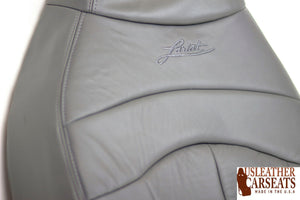 2001 2002 2003 Ford F150 Lariat Driver Side Lean Back Leather Seat Cover GRAY