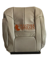 Load image into Gallery viewer, 99-02 Cadillac Escalade Passenger Lean Back Perforated Leather Seat Cover Shale