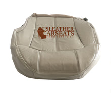 Load image into Gallery viewer, 1999-2002 Chevy Silverado Suburban Passenger Bottom Leather Seat Cover Shale