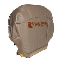 Load image into Gallery viewer, 1999 2000 2001 GMC Sierra Tahoe Driver Bottom Synthetic Leather Seat Cover Tan