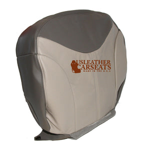 2000 GMC Yukon Sierra SLT Front Driver Side Leather Seat Cover 2 Tone Shale/Gray