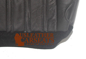 2004 Ford F250 F350 Harley Davidson Driver Side Bottom Leather Seat Cover BLACK