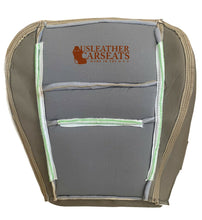 Load image into Gallery viewer, 2008-2012 Ford Escape Hybrid Passenger Bottom Leather Seat Cover stone Gray