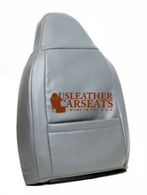 Load image into Gallery viewer, 2001 Ford F250 F350 Lariat Driver Lean Back Leather Seat Cover Med Graphite Gray