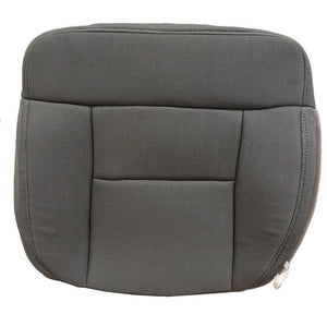 2006-2007 Ford F-150 XLT -Driver Side Bottom Replacement Cloth Seat Cover Gray