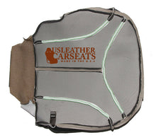 Load image into Gallery viewer, 2001 GMC Yukon Pattern Driver Side Bottom Replacement Leather Seat Cover Shale