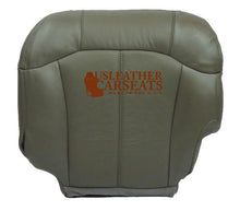 Load image into Gallery viewer, 1999 2000 2001 2002 GMC Sierra Tahoe Driver Side Bottom Leather Seat Cover Gray