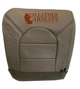 2000 Ford F350 F450 Driver Bottom Leather Replacement Seat cover Parchment Tan