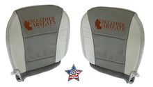 Load image into Gallery viewer, 06-2008 Ford Explorer Limited Driver &amp; Passenger Bottom Leather Seat Cover Gray
