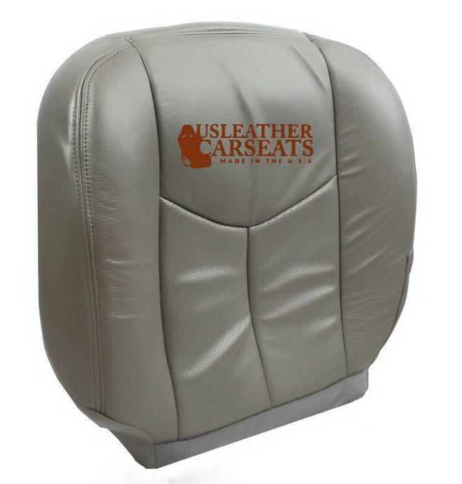 2003-2007 2006 2005 Cadillac Escalade Driver Side Bottom Leather Seat Cover Gray