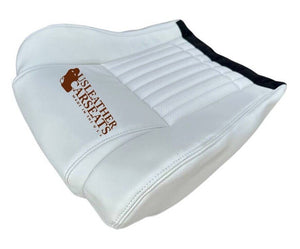 1996-1999 Pontiac Firebird Trans Am -Driver Side Bottom Leather Seat Cover White