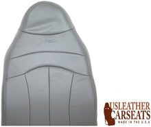 Load image into Gallery viewer, 2001 2002 2003 Ford F150 Lariat Driver Side Lean Back Leather Seat Cover GRAY