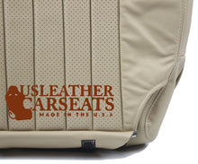 Load image into Gallery viewer, 2005 2006 Lincoln Navigator Passenger Bottom Leather Perforated Seat Cover TAN