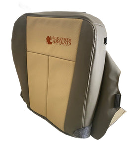 07-2008 Ford Expedition Eddie Bauer Passenger Perf Vinyl Seat Cover 2 Tone Tan