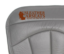 Load image into Gallery viewer, 1999 Ford F150 Lariat Driver Side Bottom Replacement Leather Seat Cover Gray