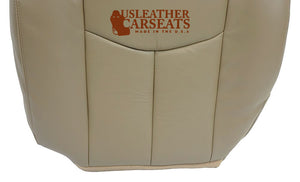 2003-2006 Chevy Silverado & GMC Sierra Full driver side Leather Seat Covers Tan