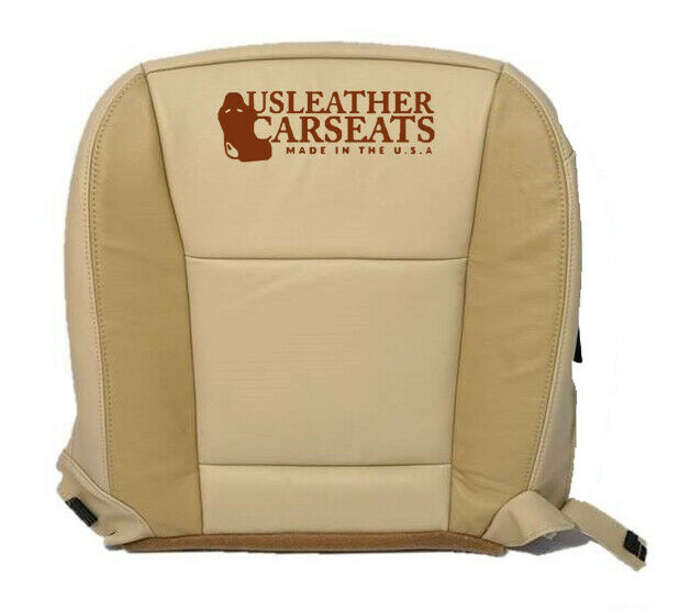 2006-2008 Ford Explorer Driver Bottom Synthetic Leather Seat Cover 2 Tone Tan