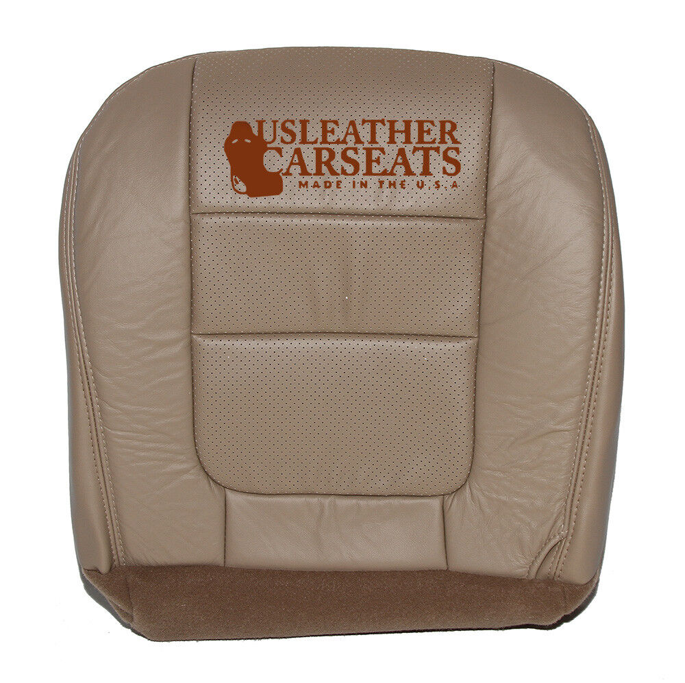 2001 F250 F350 4X4 Lariat 7.3L Diesel Driver Bottom Perforated Seat Cover Tan