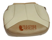 Load image into Gallery viewer, 2001 GMC Sierra 1500 C3 Driver Side Bottom Leather Seat Cover 2 Tone Tan Pattern