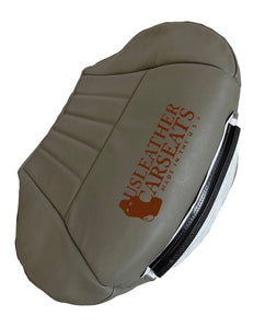 2006 Jeep Grand Cherokee Laredo Driver Bottom Synthetic Leather Seat Cover Khaki