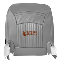 Load image into Gallery viewer, 97-2004 Chevy Corvette SPORT passenger Bottom Perforated Leather Seat Cover Gray