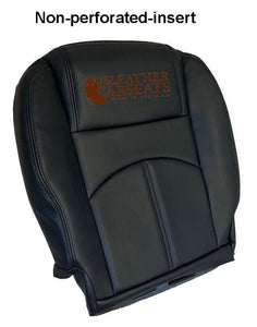 2015 GMC Acadia Driver Bottom Genuine Leather Seat Cover Black
