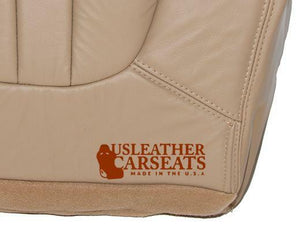 1997-1999 Ford Expedition Eddie Bauer Driver Side Bottom Leather Seat Cover Tan