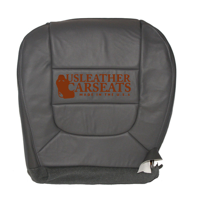 2003 Ford F150 Lariat Driver Captain Bucket Bottom Leather Seat Cover Gray