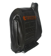 Load image into Gallery viewer, 2004 Hummer H2 Driver Side Lean Back Replacement Leather Seat Cover Black