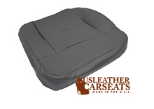 Load image into Gallery viewer, 2004 2005 2006 2007 2008 Ford F150 Lariat Driver Bottom Leather Seat Cover Gray