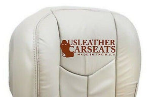 2003-2007 Cadillac Escalade Passenger Bottom Perforated Leather Seat Cover Shale