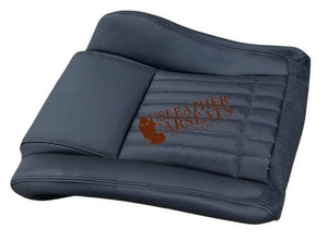 00-02 Pontiac Firebird Trans Am -Passenger Side Bottom Leather Seat Cover Black