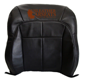 99-2004 Fits Jeep Grand Cherokee Driver Full Front LeatherSeat Cover Dark Gray