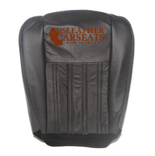 Load image into Gallery viewer, 2004 Ford F250 F350 Harley Davidson Driver Side Bottom Leather Seat Cover BLACK