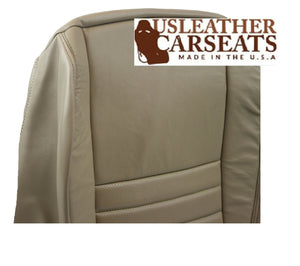 1999-2004 Ford Mustang GT V8 Driver Bottom Replacement Leather Seat Cover Tan