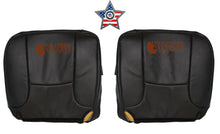 Load image into Gallery viewer, 2005 For Dodge Ram 1500 Driver &amp; Passenger Bottom Vinyl Seat Covers dark gray