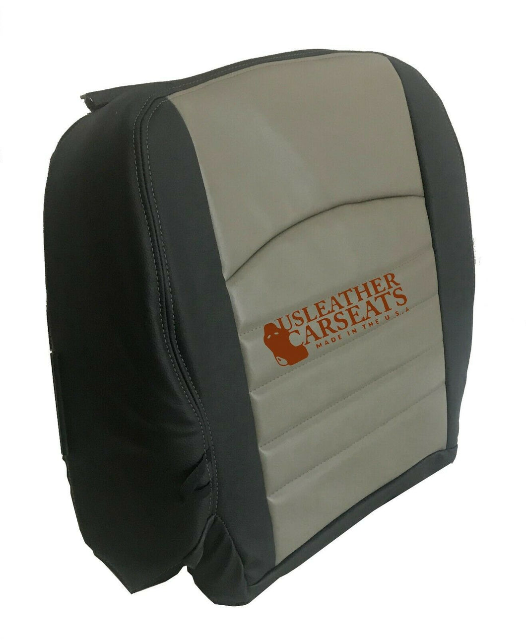 2013 Fits Dodge Ram 5500 Chasis Driver Bottom Vinyl Replacement Seat Cover 2Tone Gray