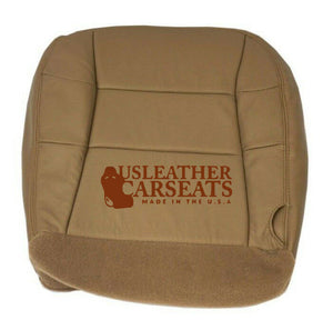 1997 1998 1999 Lincoln Navigator Driver Bottom Synthetic LEATHER Seat Cover TAN